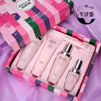 简啦啦护肤品能量简束多肽青春男女套盒补水保湿水乳套装 简啦啦