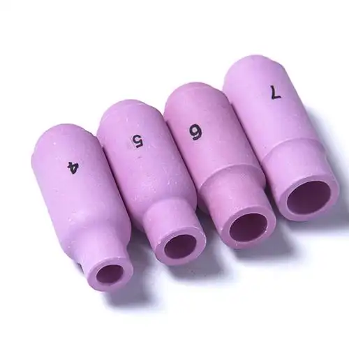 氩弧焊配件 10n系列wp17 18 26氩弧焊枪瓷嘴 保护套 陶瓷喷嘴优质