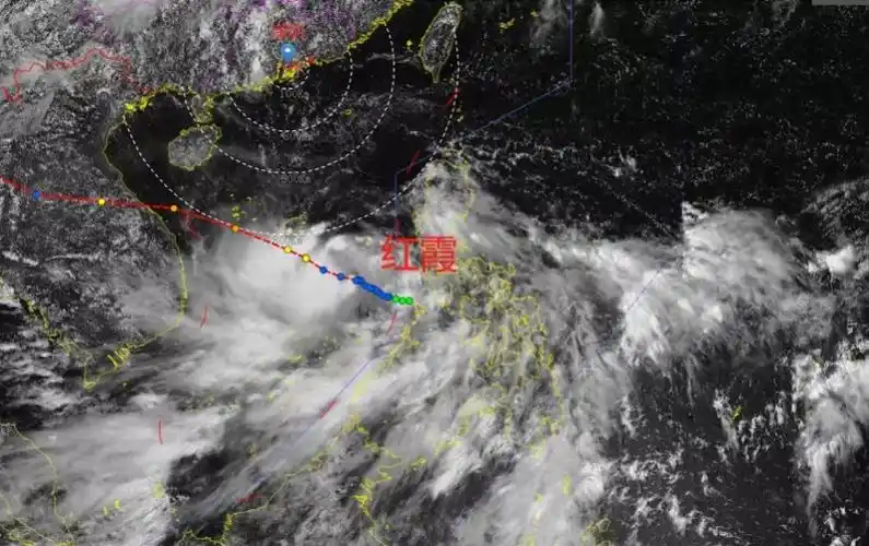 台风红霞已生成并趋向越南周五周五深圳