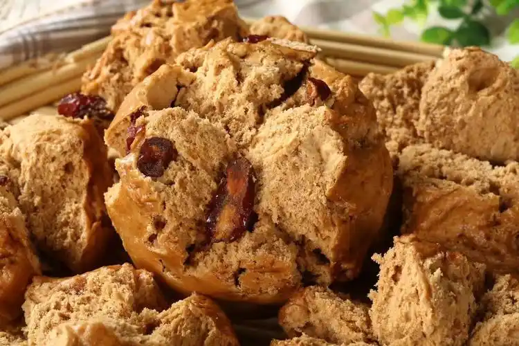 山东红糖大枣开花馒头手工手工制制作早餐每个包点