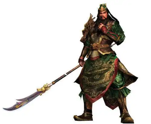 请求好心人给一张关羽拿着青龙偃月刀的壁纸!满意了给50分