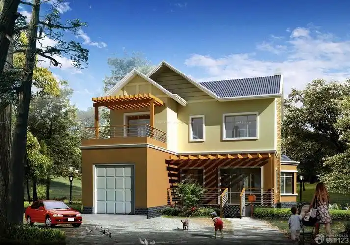 乡村别墅小房子外观装修设计图