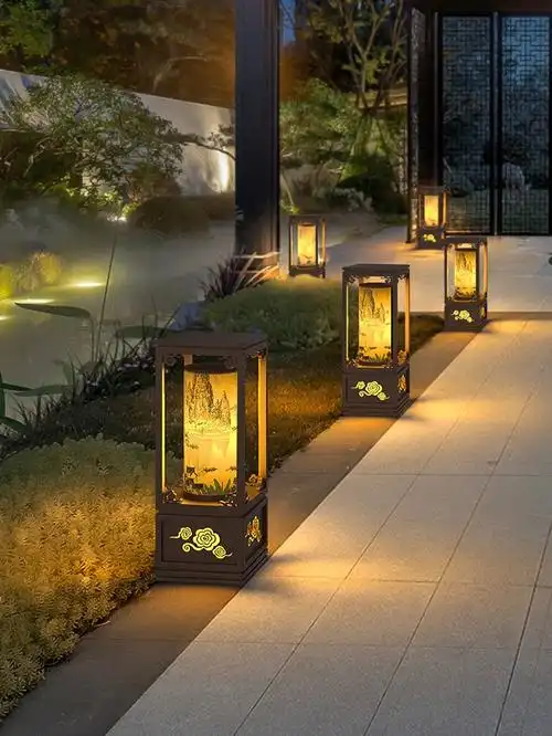 山水画的浓郁诗意让庭院充满儒雅的东方韵味-米罗兰灯|庭院灯|室外灯