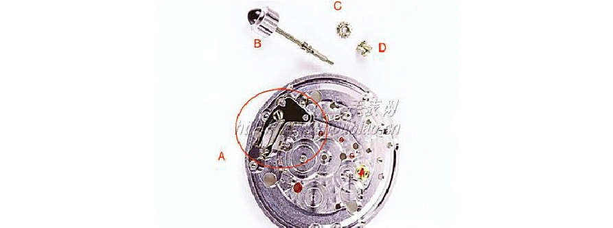 图解手表构造及零件名称