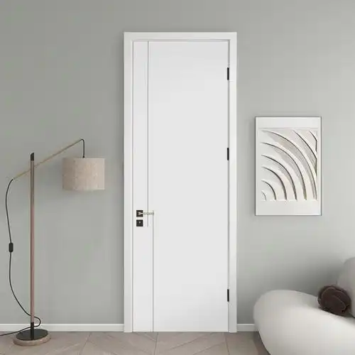 mexin美心木门实木复合环保烤漆简约欧式室内门套装门@003