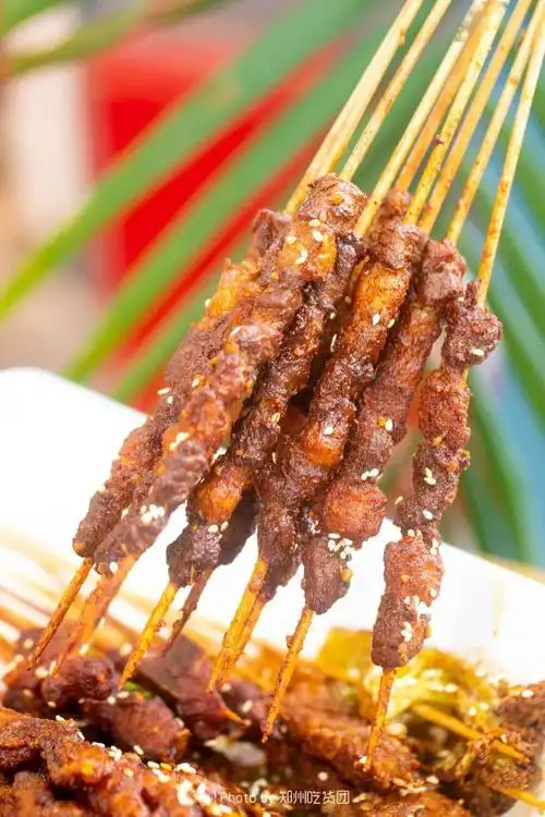 羊肉串炸着更香嫩!