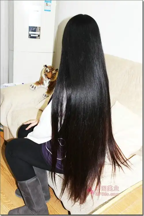 剪上海孕妇垂直亮丽长发-上海ww934# 剪发_中国长发