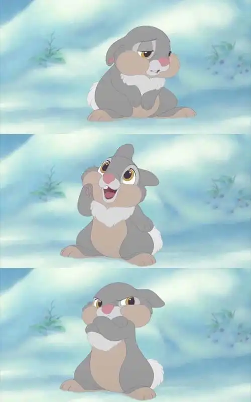 小鹿斑比可爱卡通手机壁纸高清图片