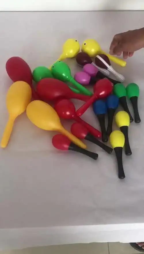 奥尔夫乐器 塑料沙球 沙蛋 沙锤 沙槌 打击乐器 儿童早教玩具