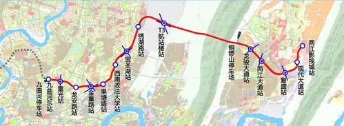 重庆地铁环线线路图最新规划