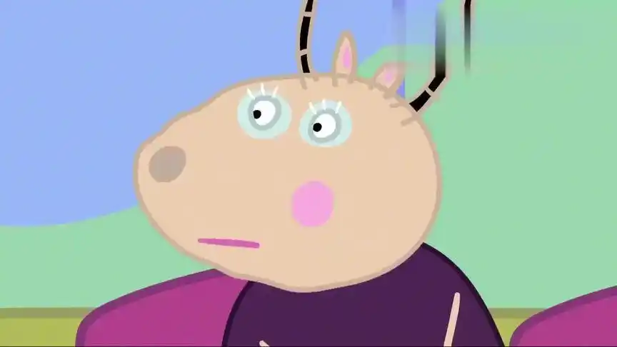 羚羊夫人带孩子们露营,这里空气很好,孩子们很喜欢