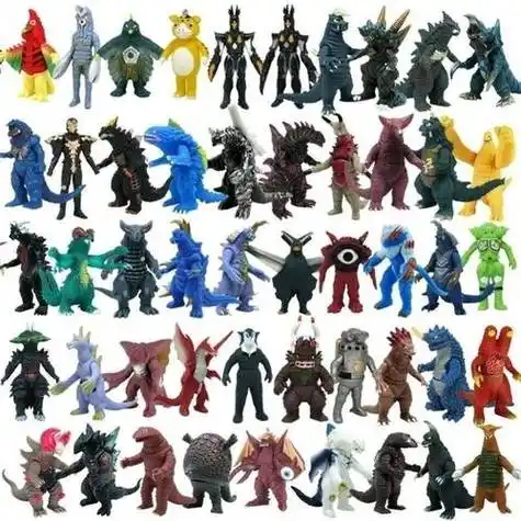 软胶怪兽玩具人偶哥莫拉雷德王杰顿金古桥哥尔赞可动玩偶男孩玩具