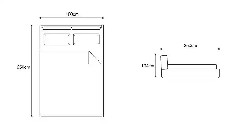 8m超大双人床皮床牛皮真皮婚床软体大床小户型现代简