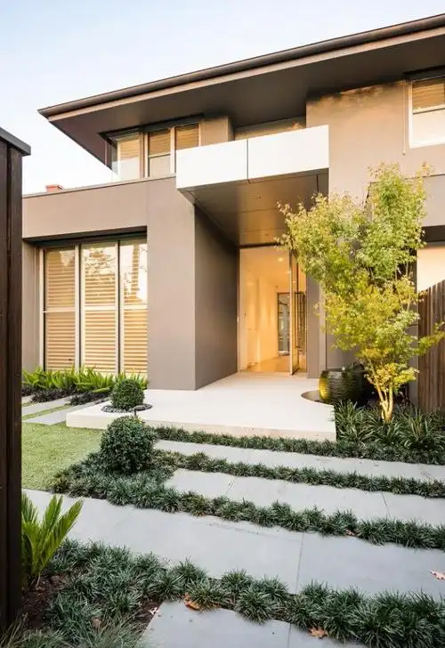 庭院设计又见精美私家花园现代风格别墅住宅的必选