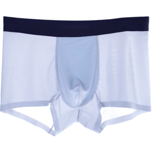 雪中飞男士内裤男冰丝莫代尔平角裤春夏季青年潮四角大码时尚短裤