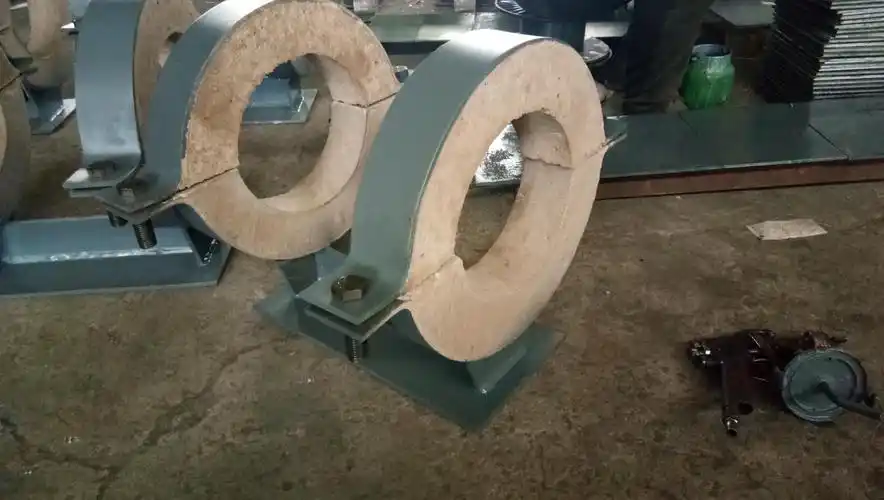 热力管道导向支架dn100/200/300/400 限位支座隔热蛭石型滑动托座