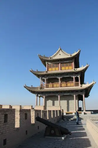 冬游嘉峪关关城