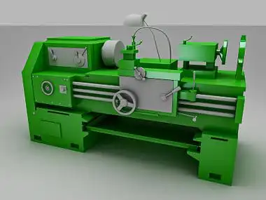 现代 卧式液压拉床3d模型