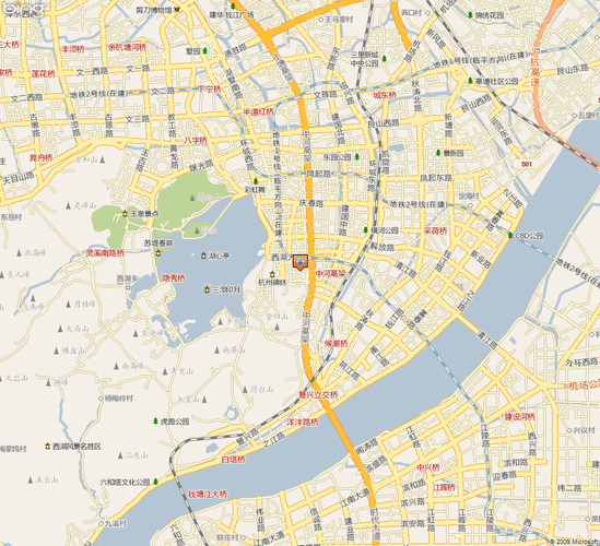 杭州市上城区地图