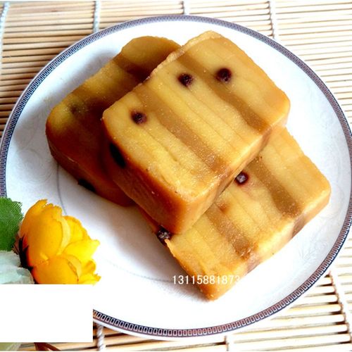 温州特产苍南小吃九层糕传统糕点炊糕糯米糕酒店甜品真空包装红豆甜味