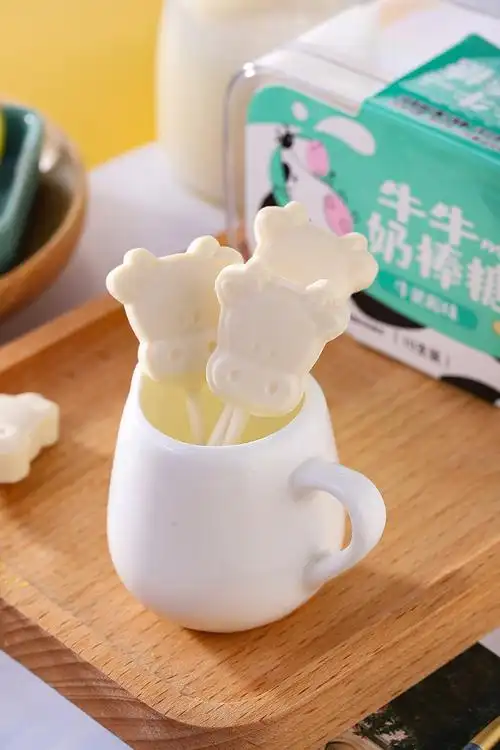 楷记煌牛牛奶棒棒糖糖果奶片果肉奶棒独立装宝宝零食休闲食品68g