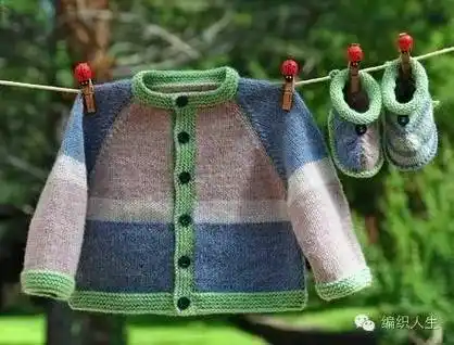 零线太多玩拼色儿童毛衣这样织简直太好看了
