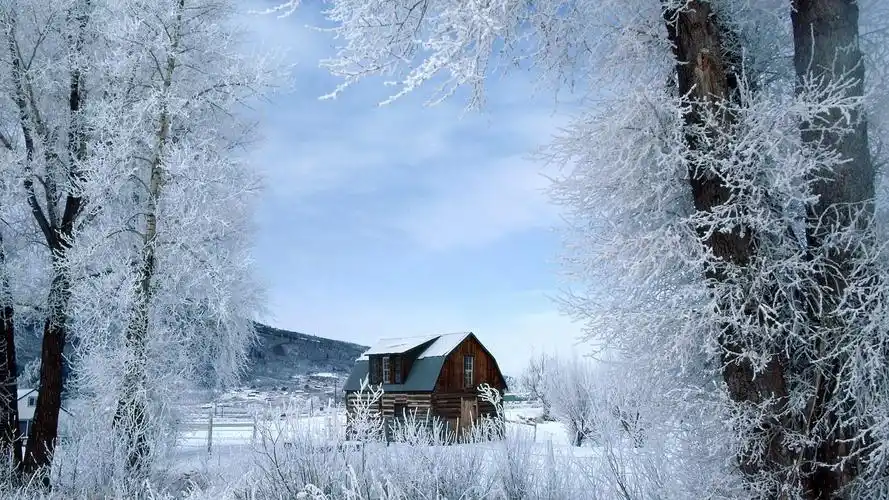 雪景,唯美意境,雪景,唯美,电脑壁纸,壁纸瑞雪兆丰年