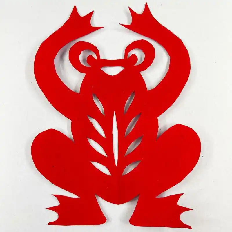 简单的对称剪纸 轻松搞定