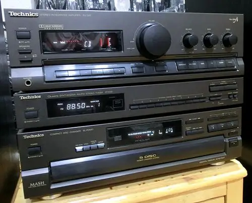 松下g91a53客厅落地12寸音箱大功率功放5碟纯组合音响