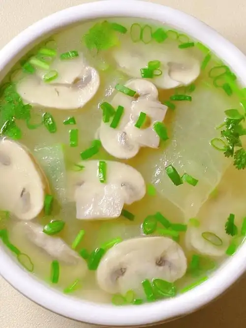 三,冬瓜口蘑汤二,火腿豆腐白菜汤