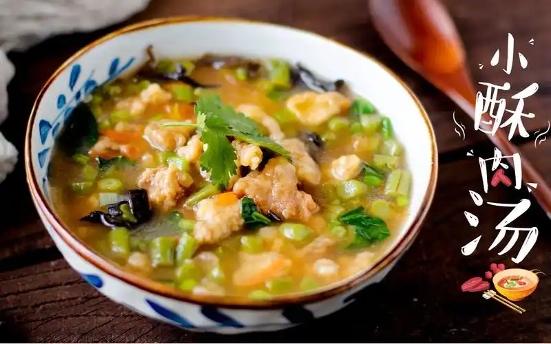 小酥肉汤把小酥肉煮进汤里没想到这么好喝