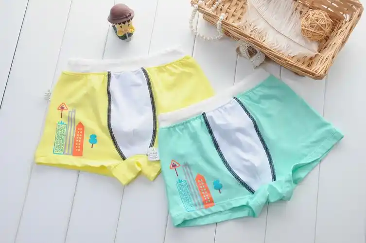 卡宝熊男童内裤 儿童内裤男孩平角裤 大童四角裤7-14岁