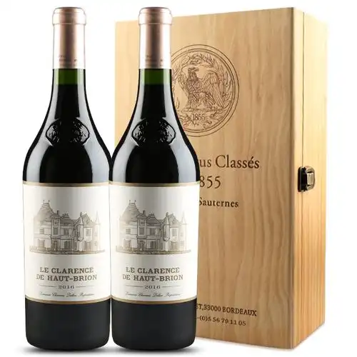 2016年侯伯王一级一级庄副牌干红葡萄酒750ml2瓶haut-brion干红静态葡