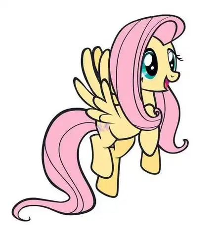 strong>简笔画小马宝莉 /strong>线稿素材