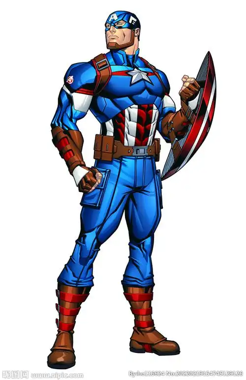 美国队长设计图__动漫人物_动漫动画_设计图库_昵图网nipic.com