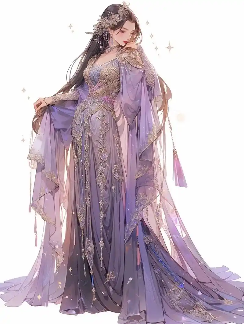 古风仙子纱裙 | 唯美华贵的紫色古装裙子.古风仙子纱裙 |  - 抖音