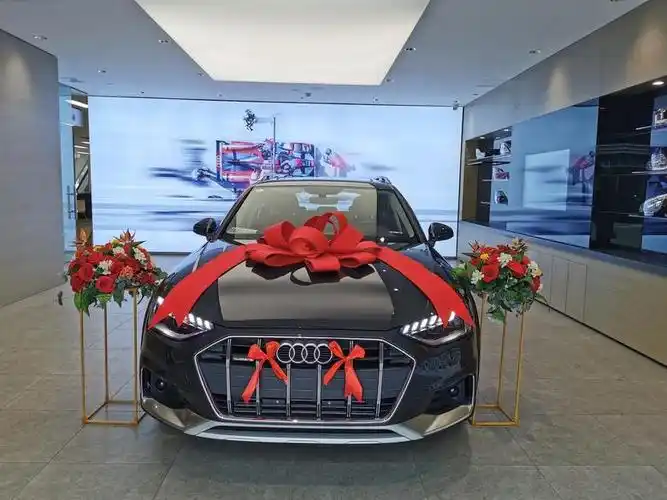 奥迪a4进口提车啦曼哈顿灰