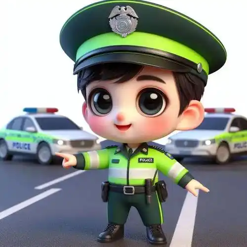 警察职业头像!