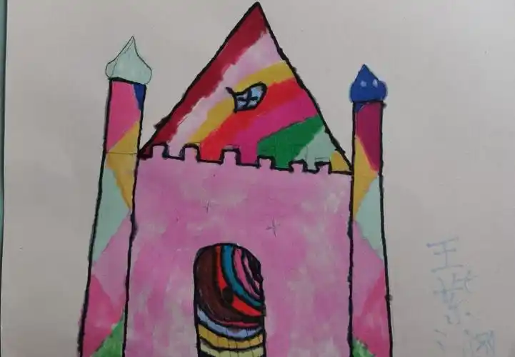 二(3)班《淘气堡》美术作业