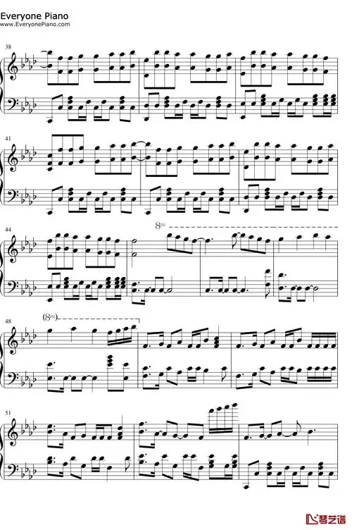 time back钢琴谱-badstyle-节奏感强的纯音乐-抖音超火bgm3