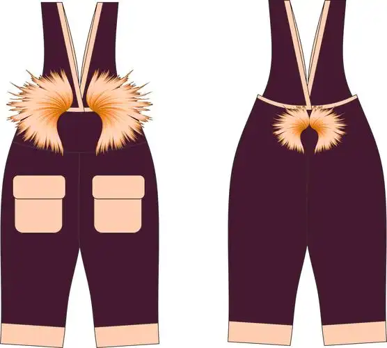 服饰设计:儿童背带裤设计第32641183号稿件