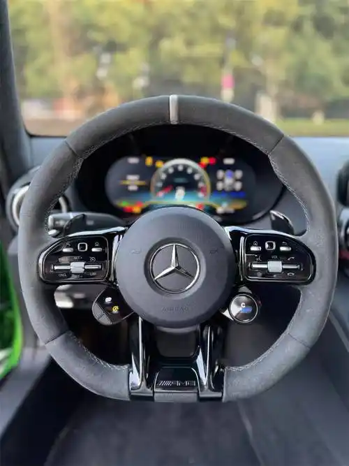 奔驰amg gtr pro,奇缺绿外黑内搭配_搜狐汽车_搜狐网