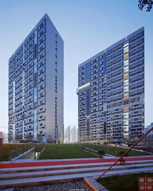 公寓大楼,现代主义风格,22层