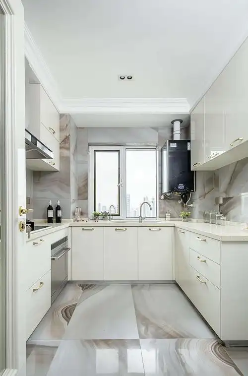 大户型简美轻奢风厨房装修效果图