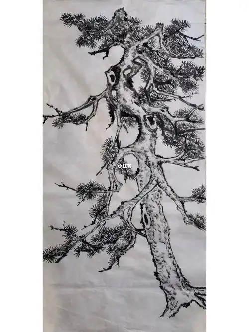 国画  #绘画日常  #寻找小红书绘画大神  #松树