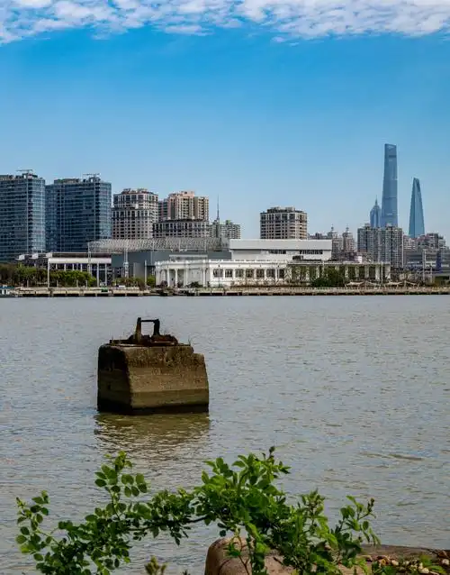 上海浦东世博公园后滩公园黄浦江两岸风光