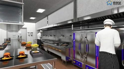 酒店厨房设计效果图