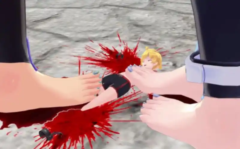 巨大娘处决小人(残忍慎入)