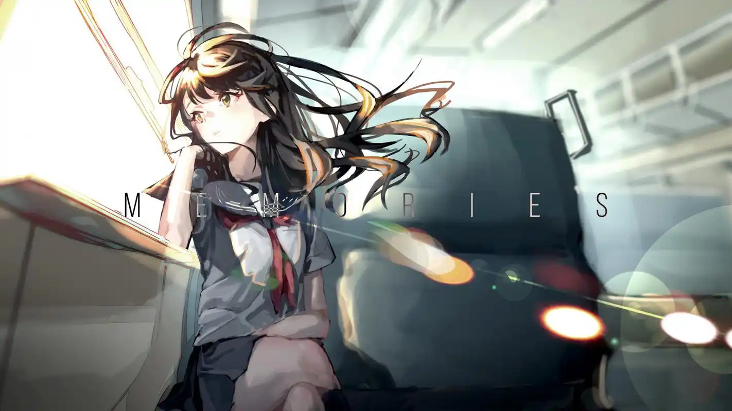 日系二次元动漫美女高清桌面壁纸