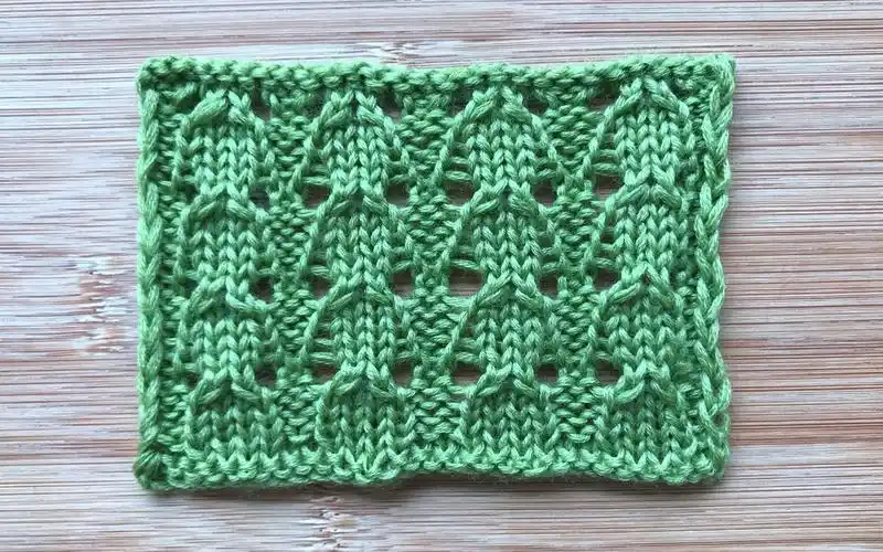 【轻描编织】一款简单好织的镂空花样,针法不多,给儿童织背心很帅气